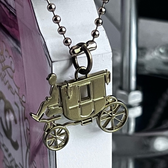 Coach Vintage Horse & Carriage Brass Charm Hang Tag - Picture 3 of 8